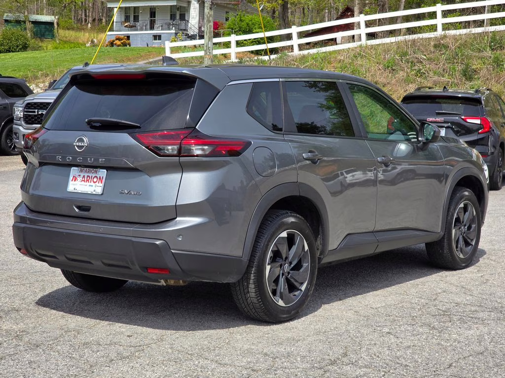 2024 Gun Metallic Nissan Rogue SV AWD SUV
