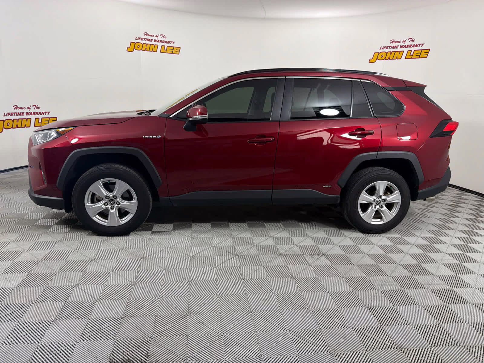 2021 Ruby Flare Pearl Toyota RAV4 Hybrid XLE AWD SUV