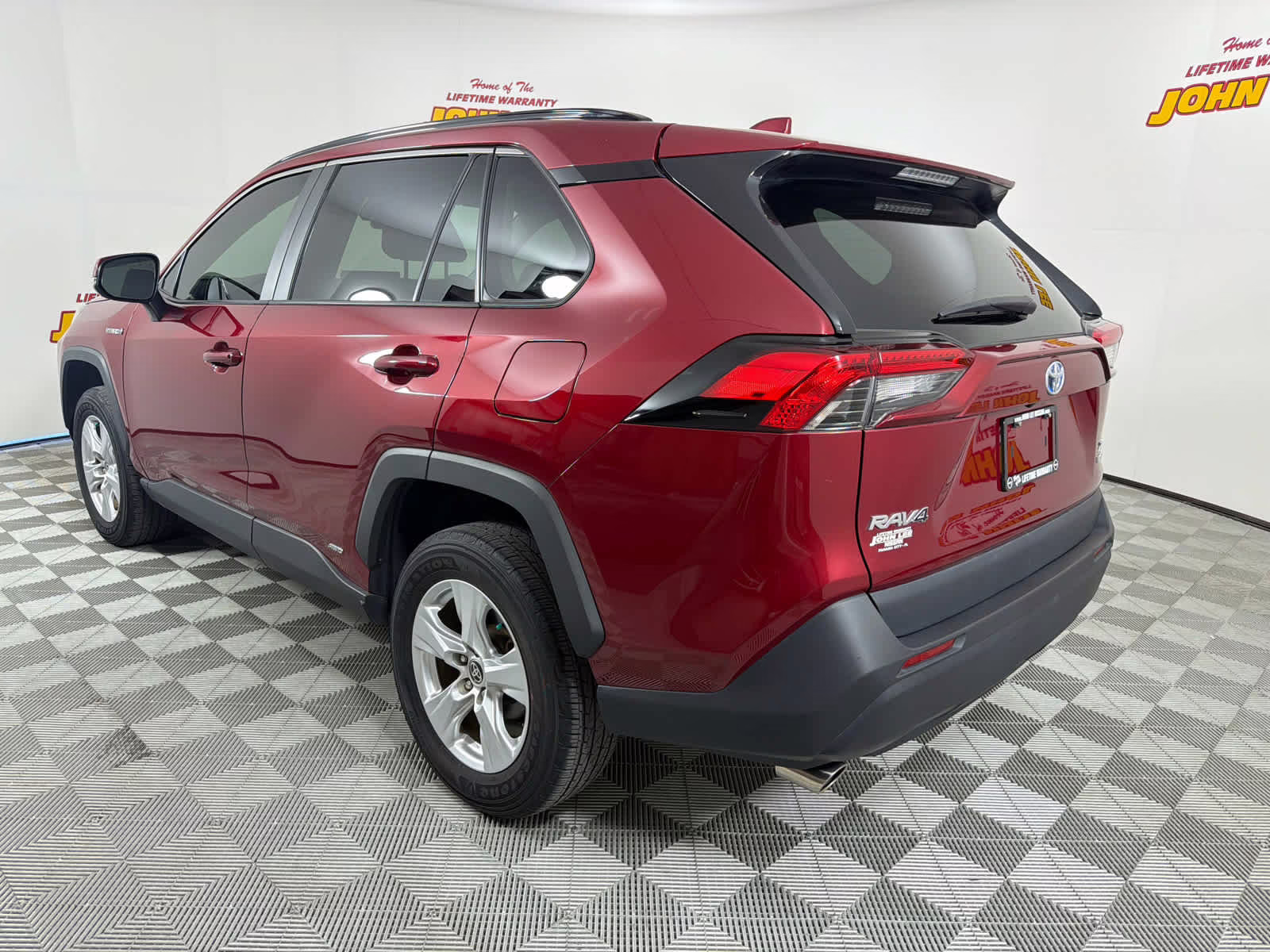 2021 Ruby Flare Pearl Toyota RAV4 Hybrid XLE AWD SUV