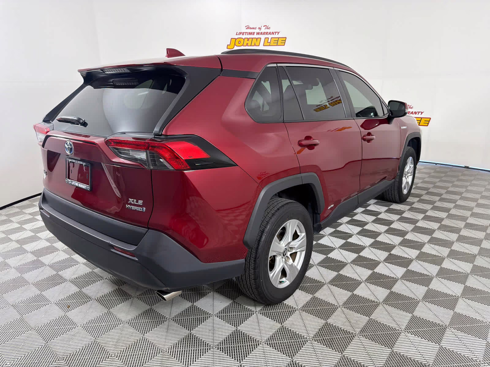 2021 Ruby Flare Pearl Toyota RAV4 Hybrid XLE AWD SUV