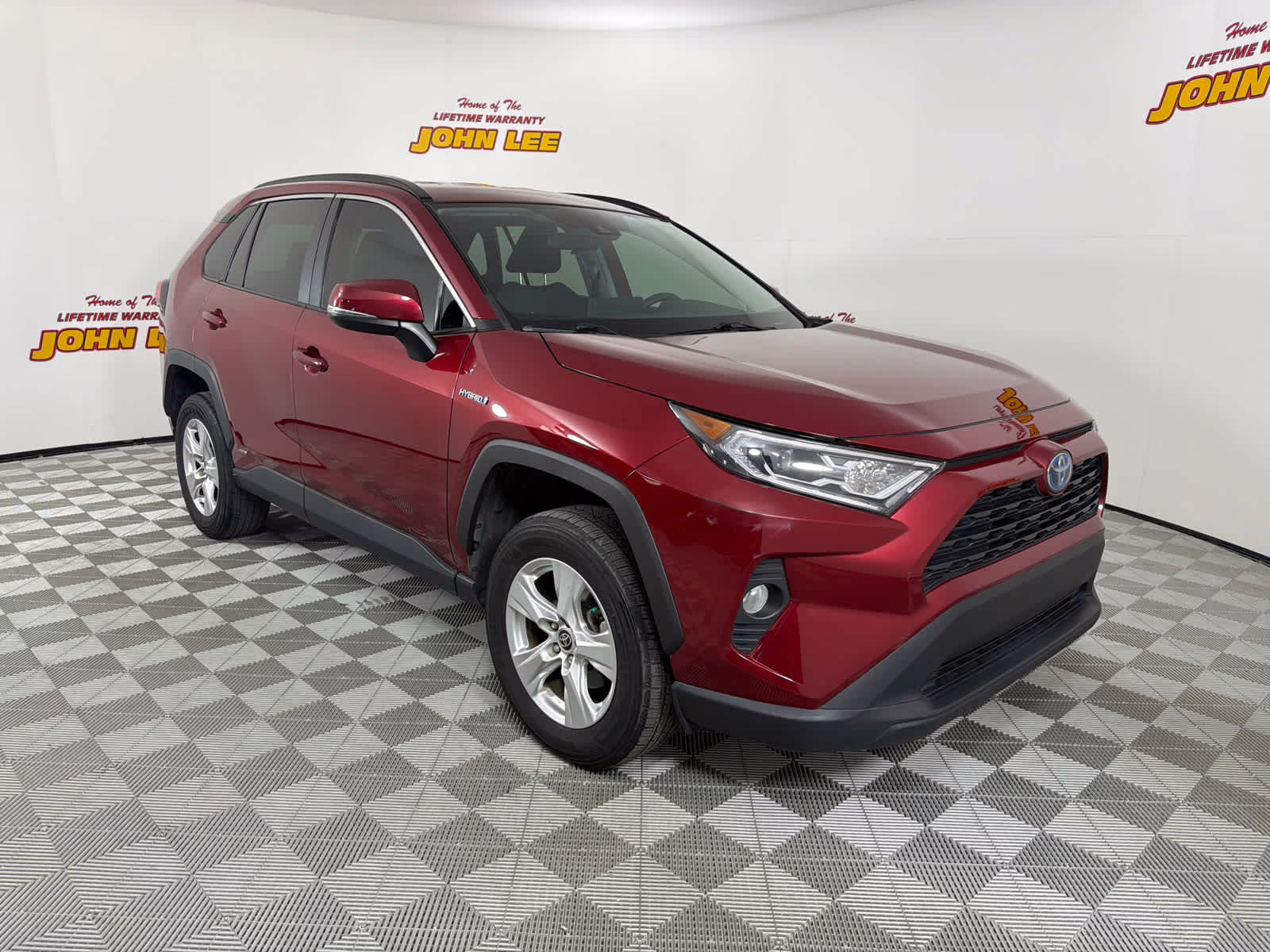 2021 Ruby Flare Pearl Toyota RAV4 Hybrid XLE AWD SUV
