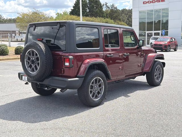 2021 Snazzberry Pearlcoat Jeep Wrangler Unlimited 80th Anniversary 4X4 Convertible