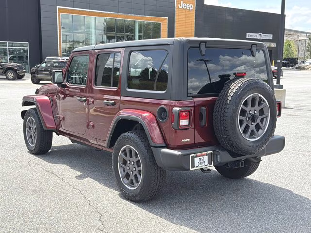 2021 Snazzberry Pearlcoat Jeep Wrangler Unlimited 80th Anniversary 4X4 Convertible