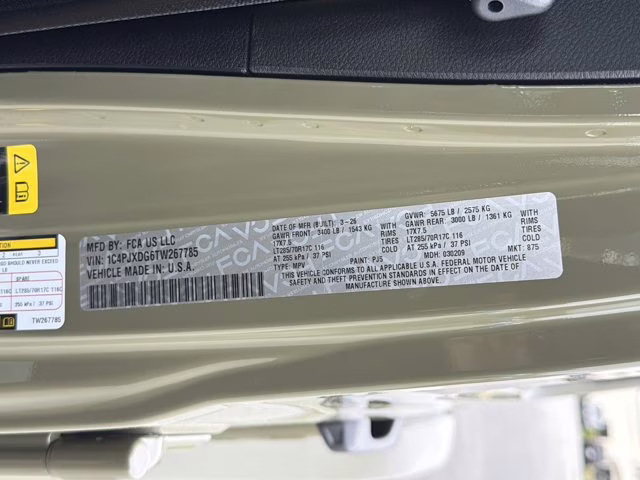 2026 41 Jeep Wrangler Willys 41 4X4 Convertible