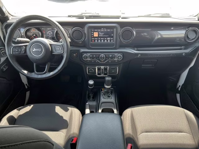 2022 Bright White Clearcoat Jeep Wrangler Unlimited Sport Altitude 4X4 Convertible