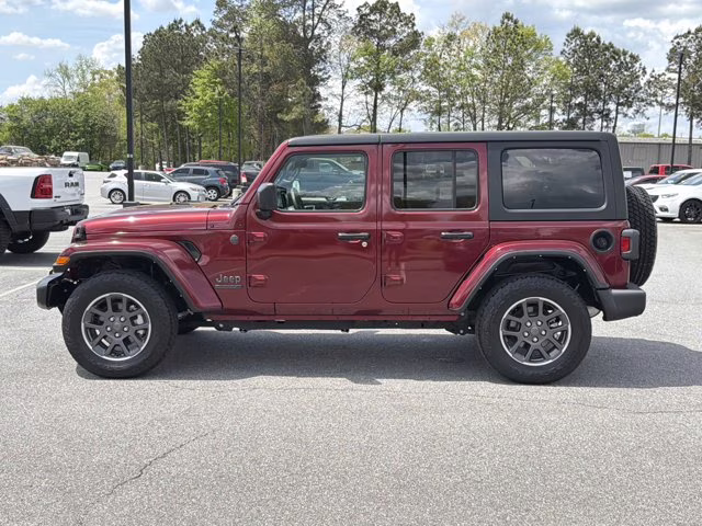 2021 Snazzberry Pearlcoat Jeep Wrangler Unlimited 80th Anniversary 4X4 Convertible