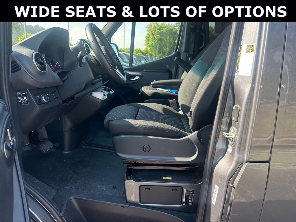 2023 Selenite Gray Metallic Mercedes-Benz Sprinter 2500 LUXURY 11 SEAT PASSENGER 144 WB RWD