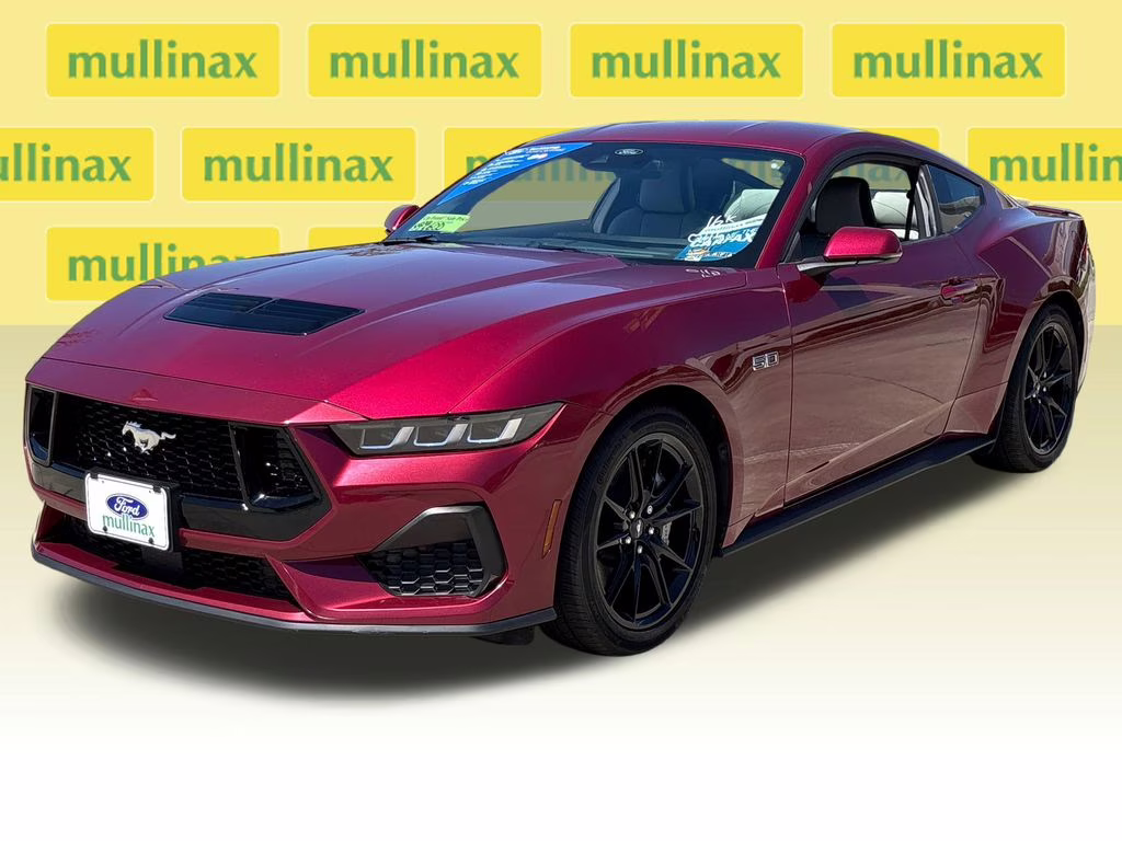 2025 Molten Magenta Metallic Tri-Coat Ford Mustang GT Premium RWD Coupe