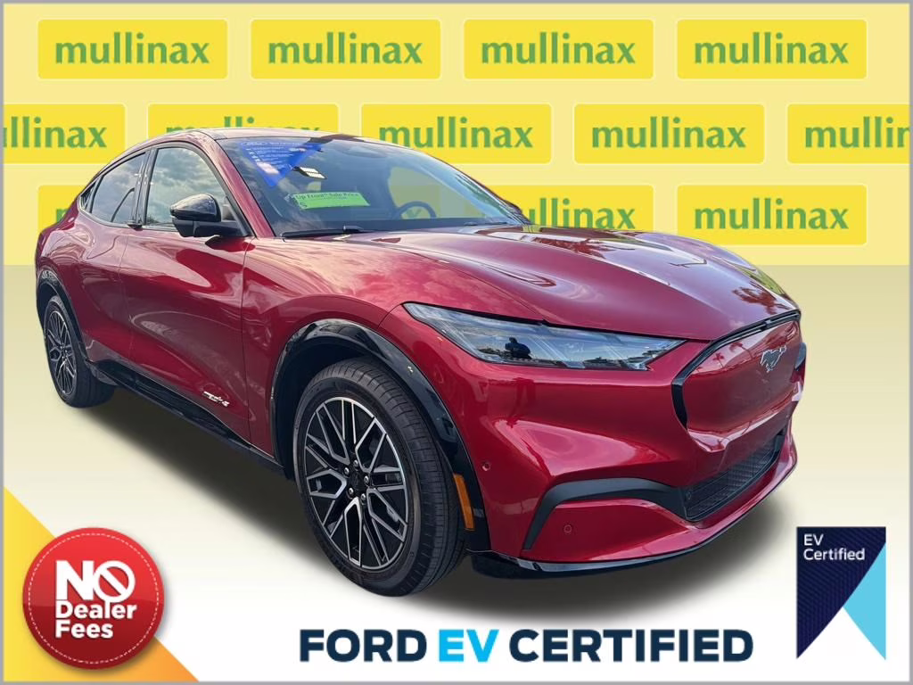 2024 Red Metallic Ford Mustang Mach-E Premium RWD SUV
