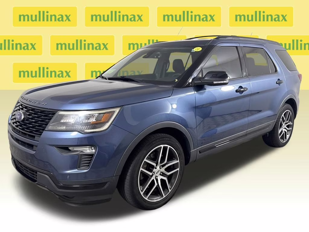 2018 Blue Metallic Ford Explorer Sport 4X4 SUV