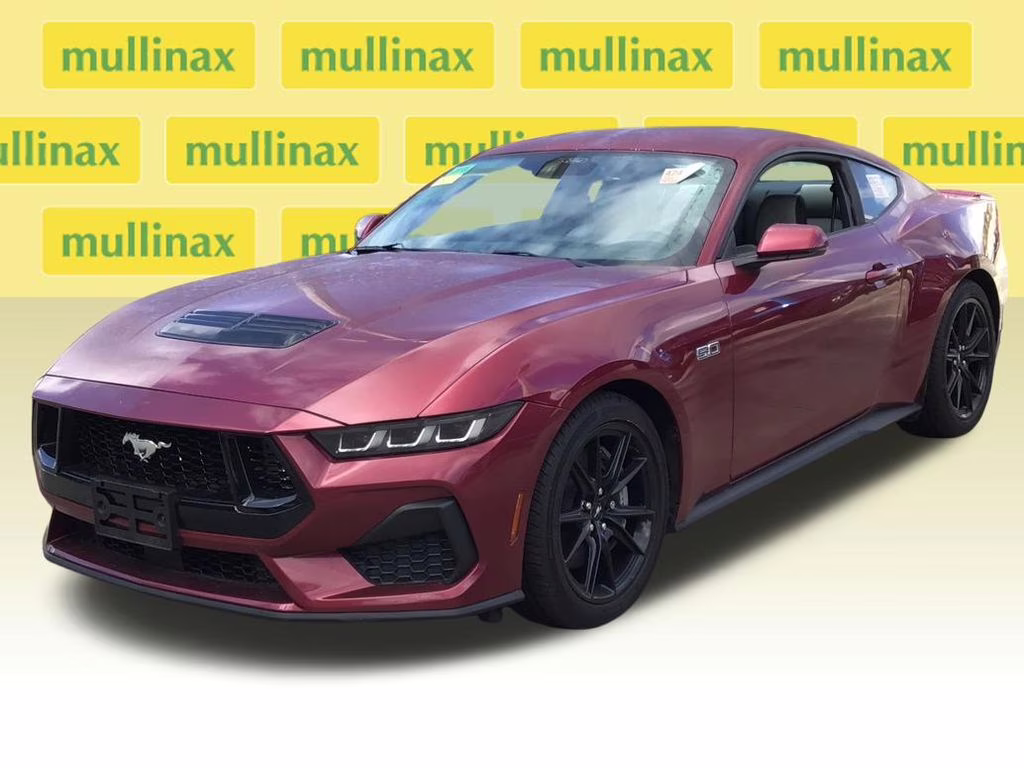 2025 Molten Magenta Metallic Tri-Coat Ford Mustang GT Premium RWD Coupe