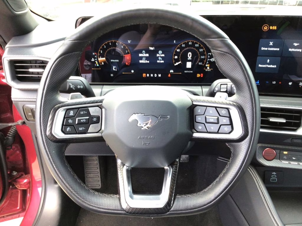 2025 Molten Magenta Metallic Tri-Coat Ford Mustang GT Premium RWD Coupe