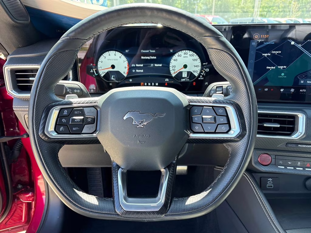 2025 Molten Magenta Metallic Tri-Coat Ford Mustang GT Premium RWD Coupe