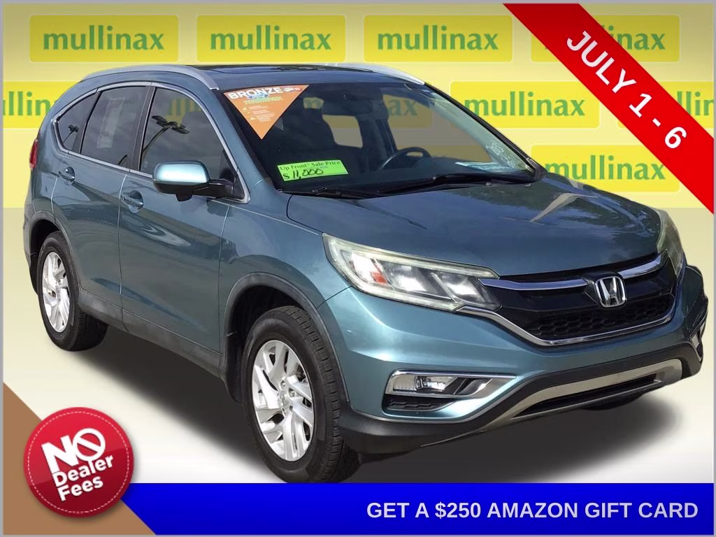 2015 Mountain Air Metallic Honda CR-V EX-L FWD SUV