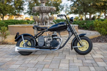 1946 Black Mustang Colt Motorcycle Motorcycle