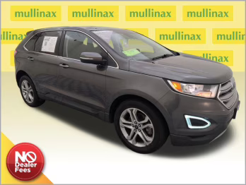 2018 Magnetic Metallic Ford Edge Titanium AWD SUV