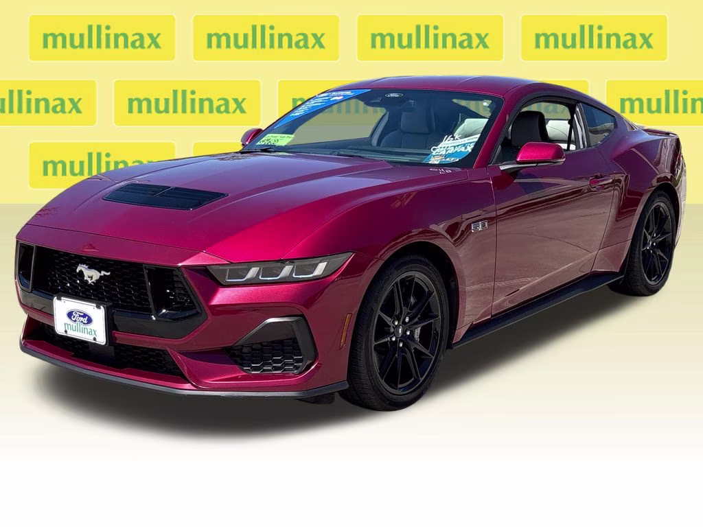2025 Molten Magenta Metallic Tri-Coat Ford Mustang GT Premium RWD Coupe