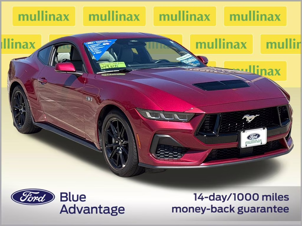 2025 Molten Magenta Metallic Tri-Coat Ford Mustang GT Premium RWD Coupe