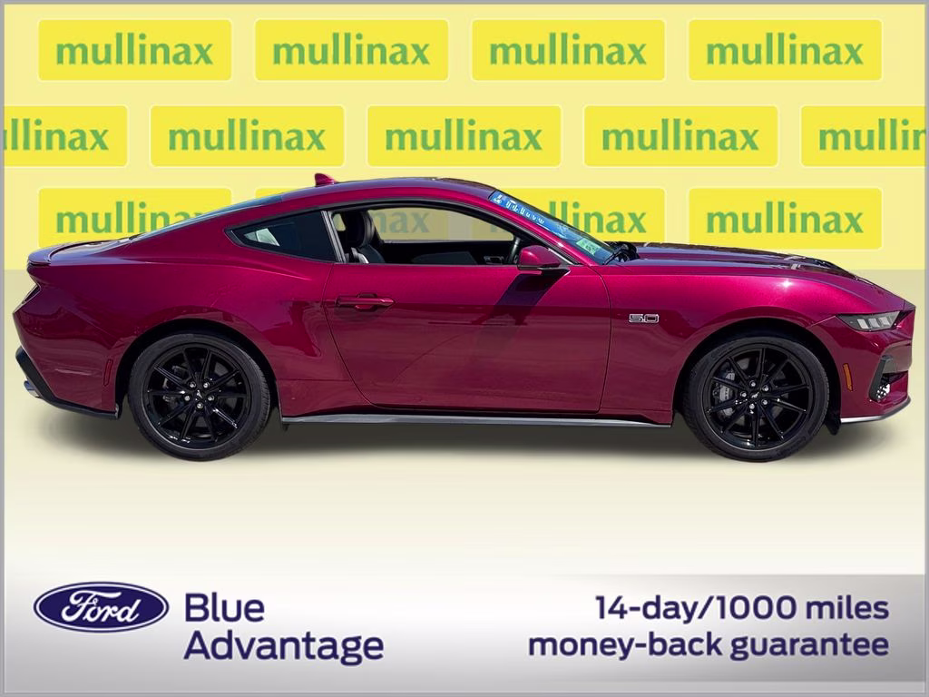 2025 Molten Magenta Metallic Tri-Coat Ford Mustang GT Premium RWD Coupe