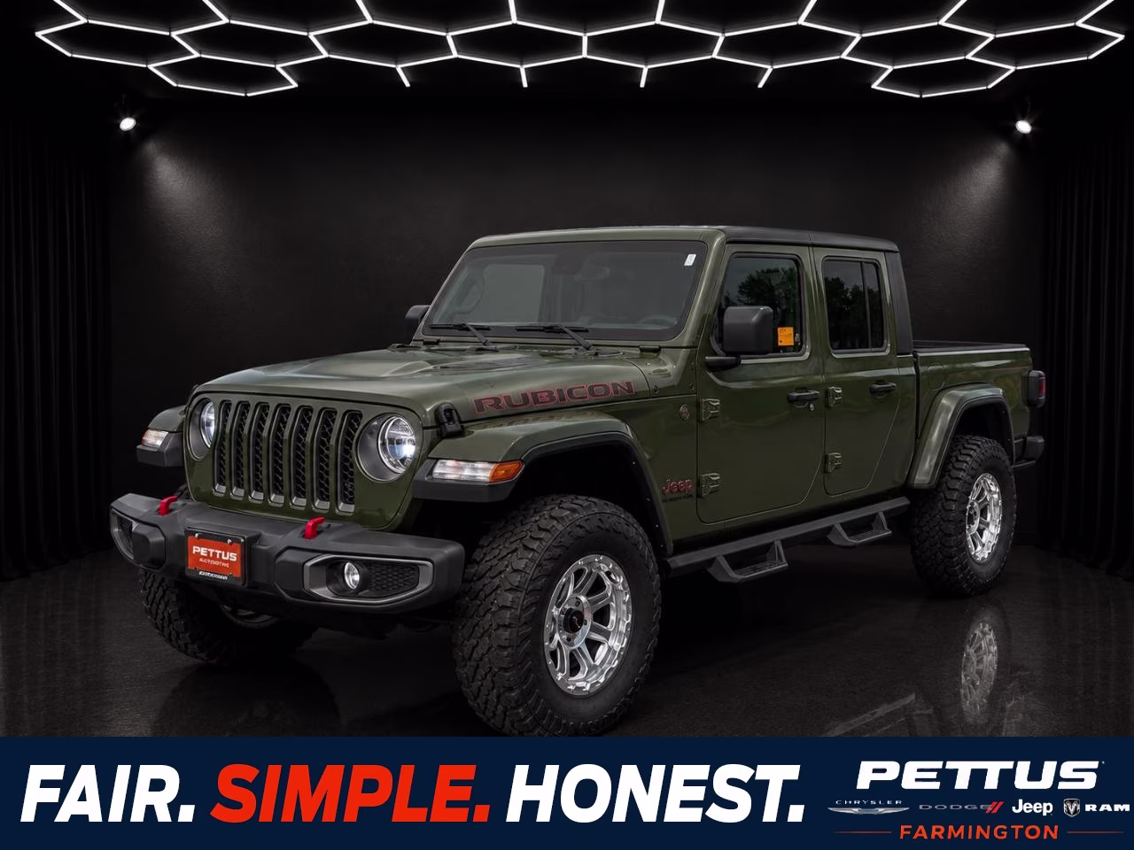 2021 Sarge Green Clearcoat Jeep Gladiator Rubicon 4X4 Truck