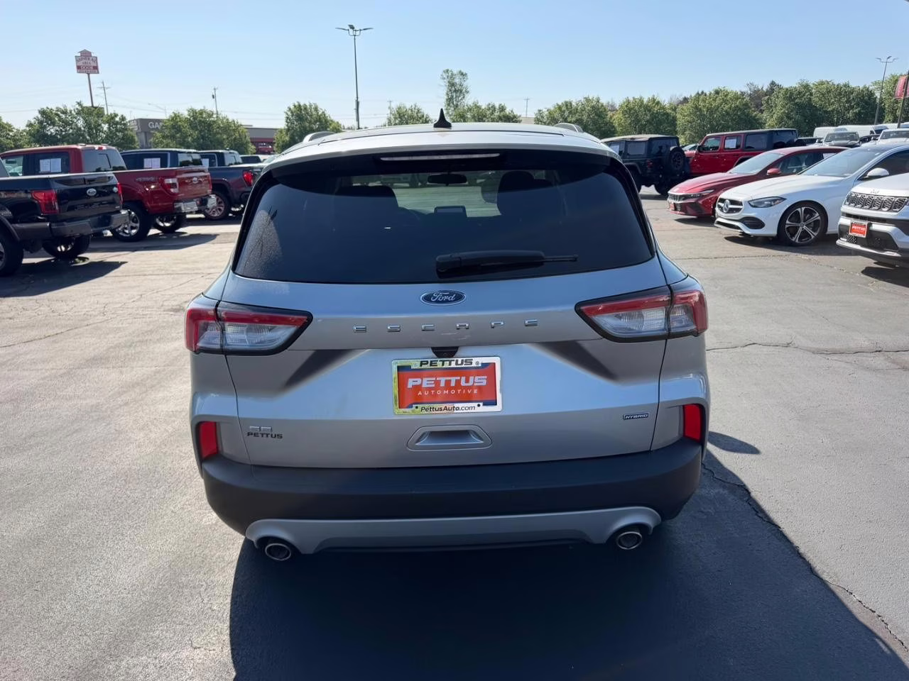 2021 Iconic Silver Metallic Ford Escape Hybrid SE FWD SUV