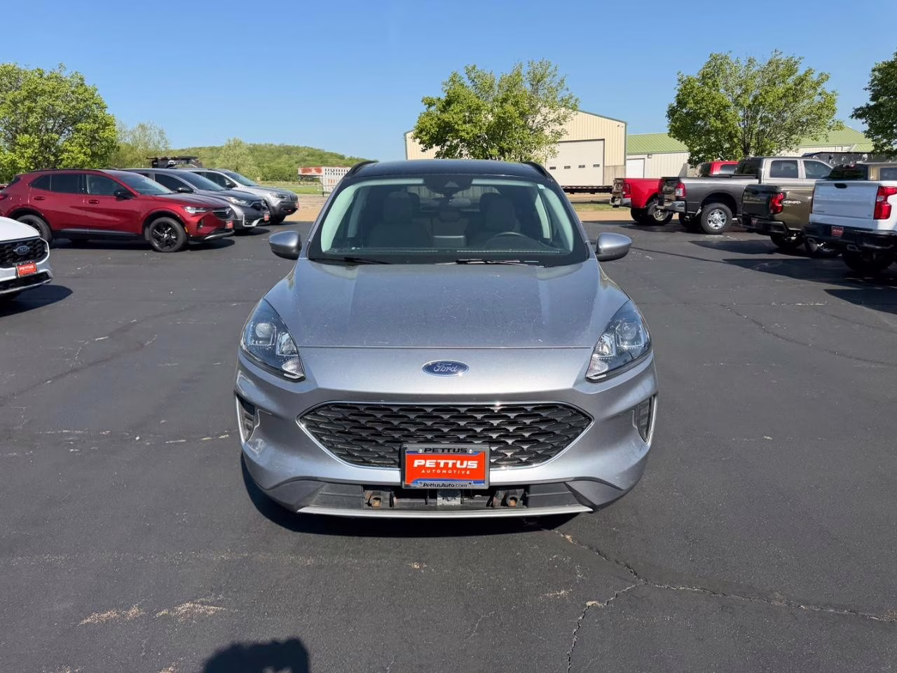 2021 Iconic Silver Metallic Ford Escape Hybrid SE FWD SUV