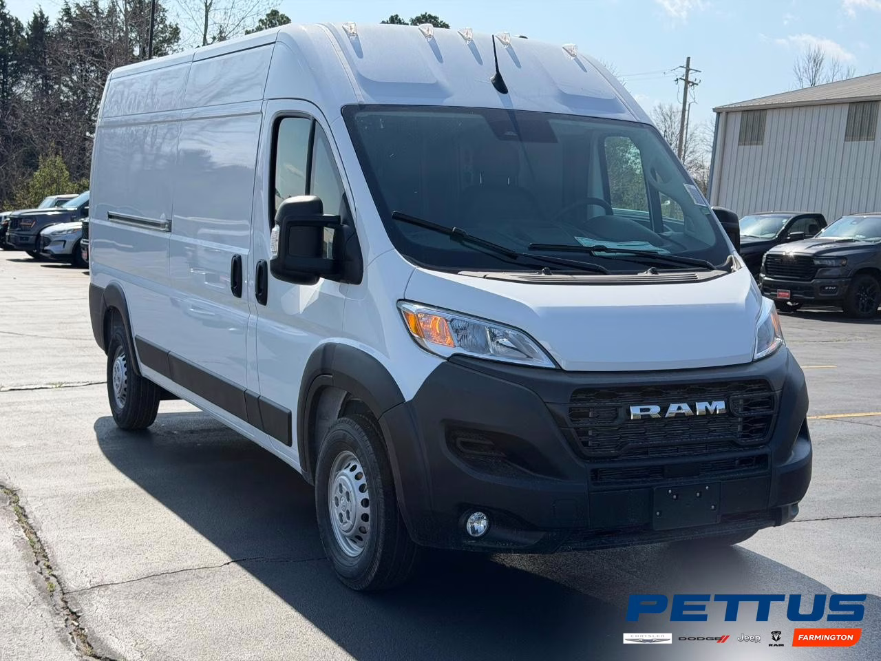 2026 Bright White Clearcoat Ram ProMaster 2500 High Roof FWD Van