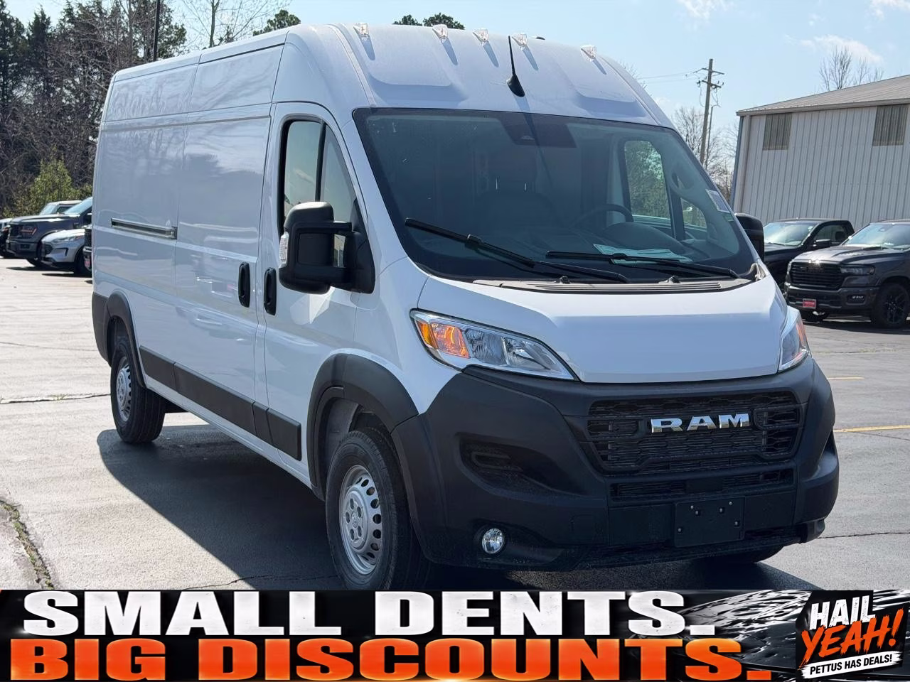 2026 Bright White Clearcoat Ram ProMaster 2500 High Roof FWD Van