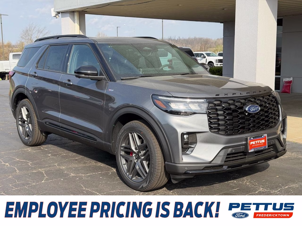 2026 Carbonized Gray Metallic Ford Explorer ST-Line 4X4 SUV