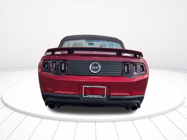 2012 Red Candy Metallic Tinted Clearcoat Ford Mustang GT Premium RWD Convertible