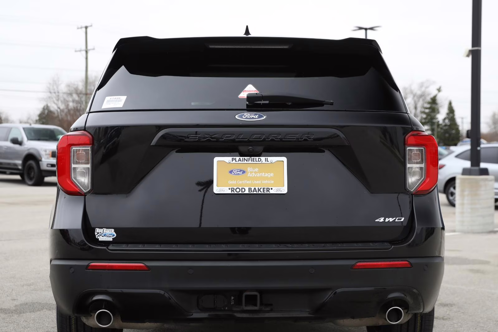 2022 Agate Black Ford Explorer ST-Line 4X4 SUV