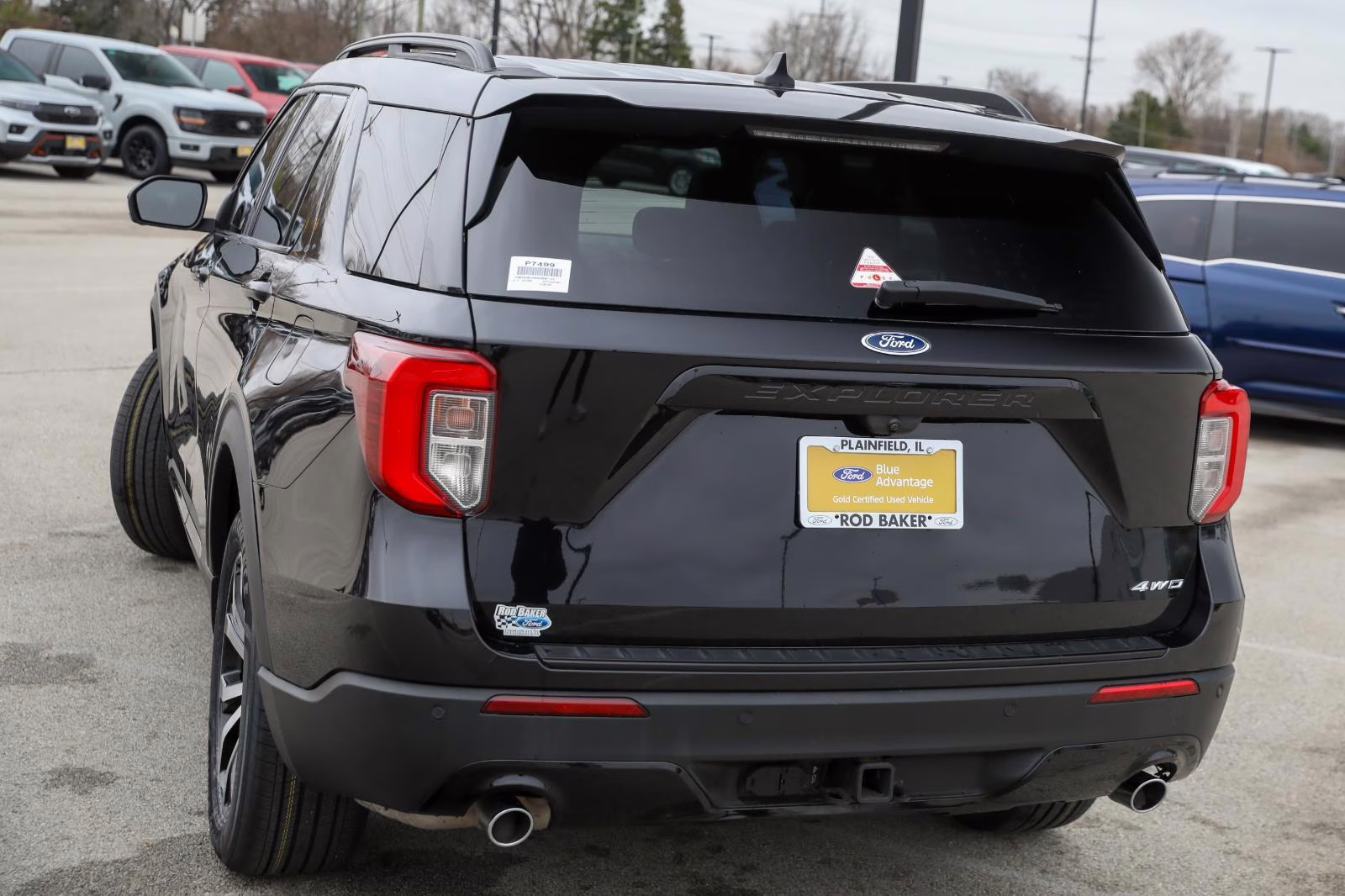 2022 Agate Black Ford Explorer ST-Line 4X4 SUV