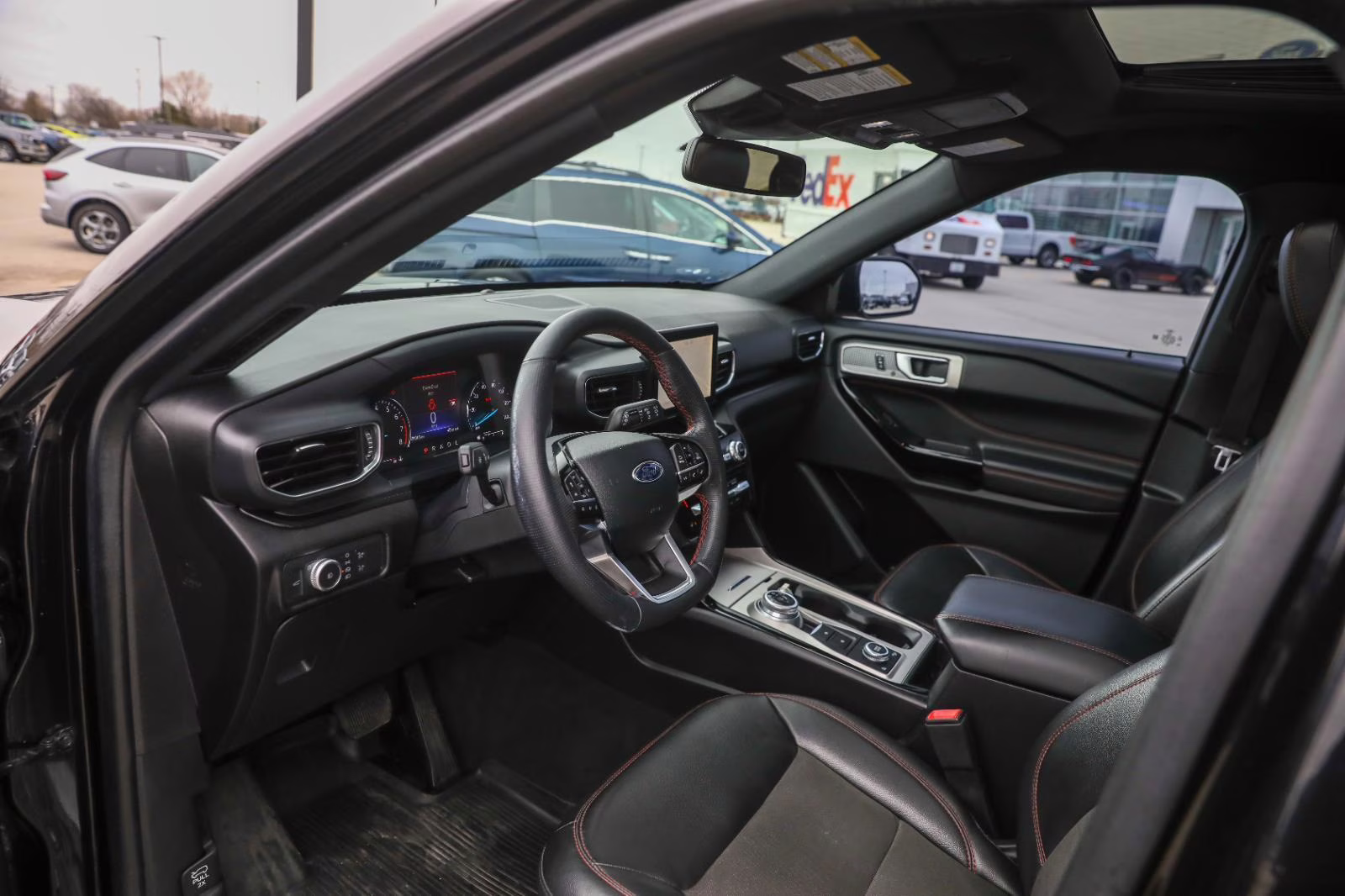 2022 Agate Black Ford Explorer ST-Line 4X4 SUV
