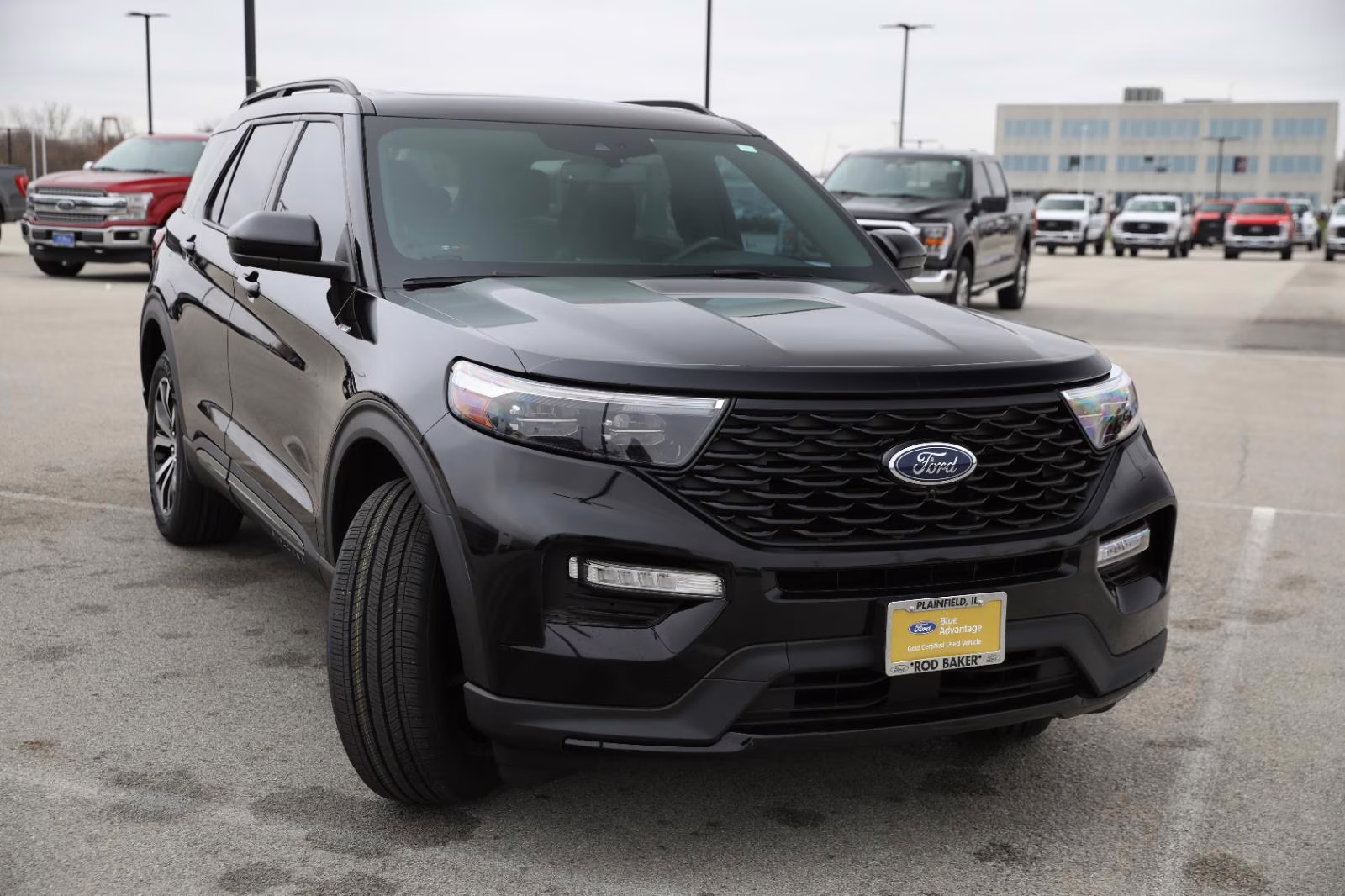 2022 Agate Black Ford Explorer ST-Line 4X4 SUV
