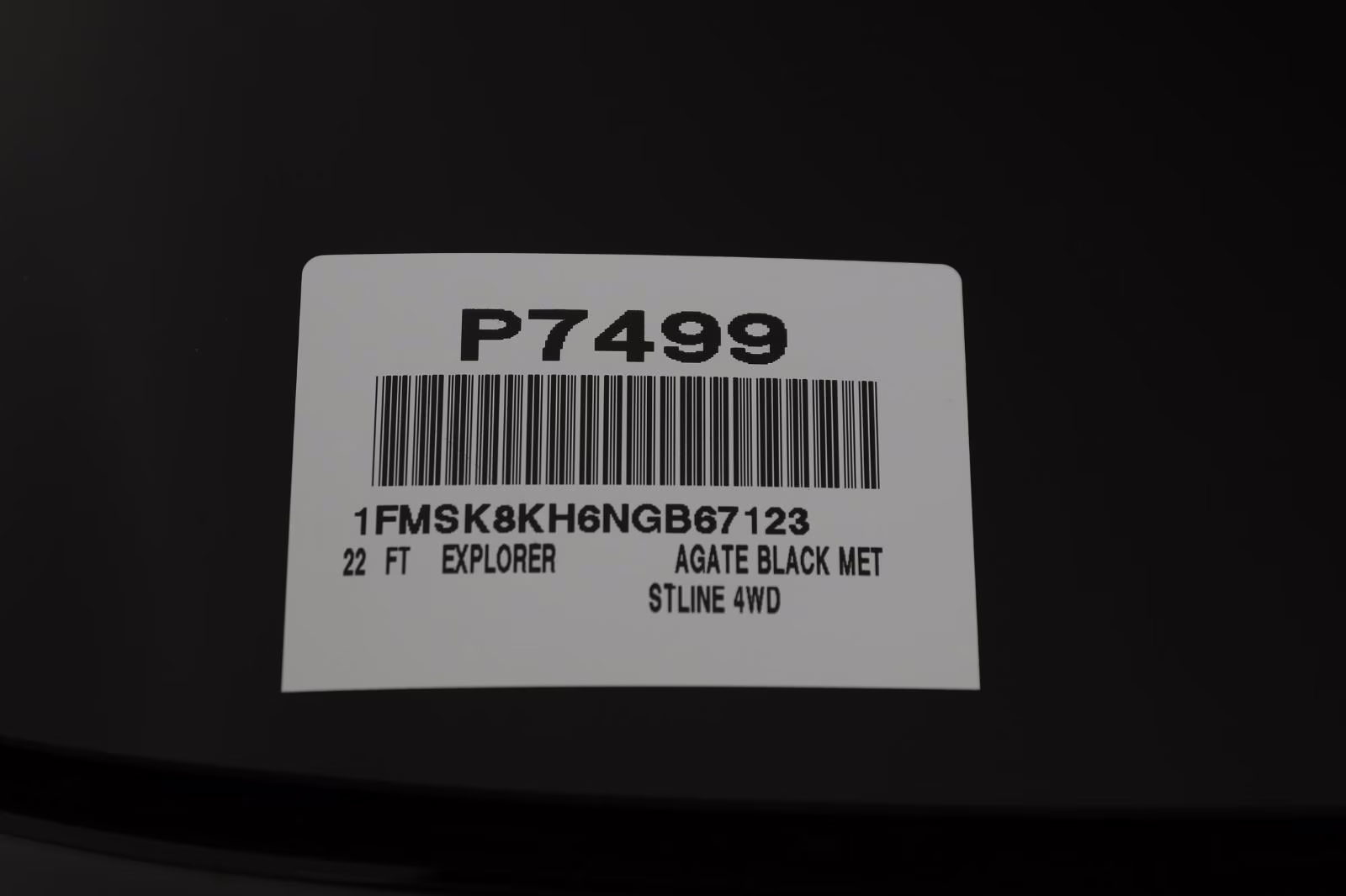 2022 Agate Black Ford Explorer ST-Line 4X4 SUV