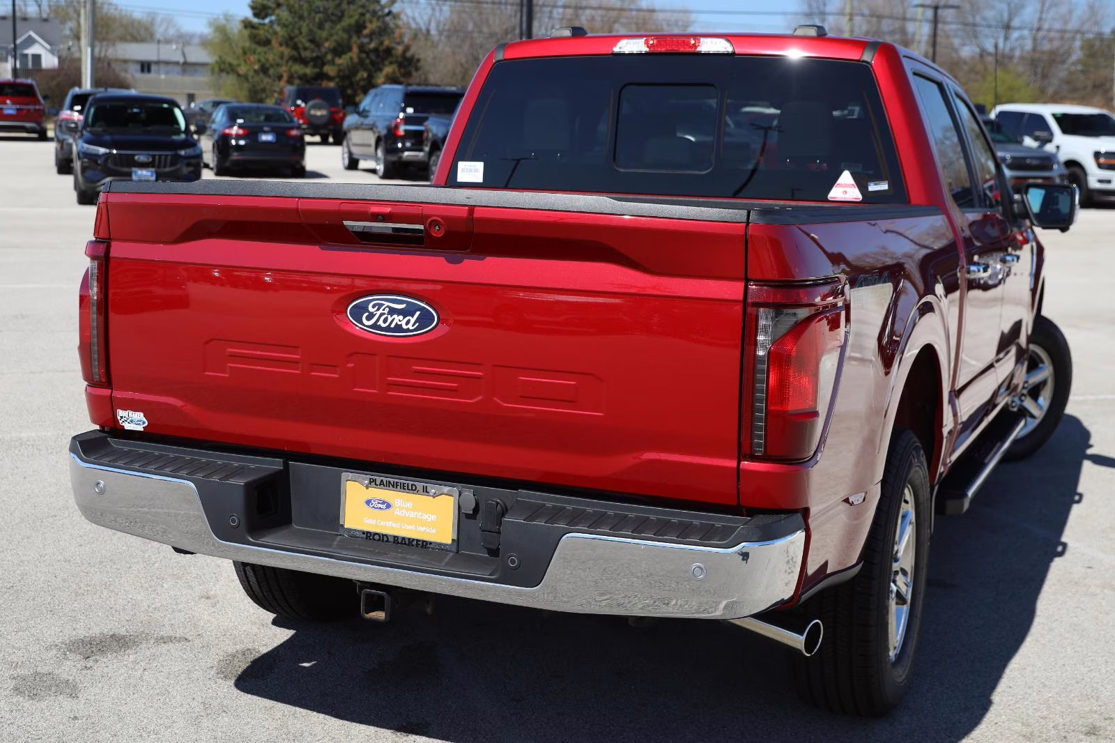 2024 Rapid Red Metallic Tinted Clearcoat Ford F-150 XLT 4X4 Truck