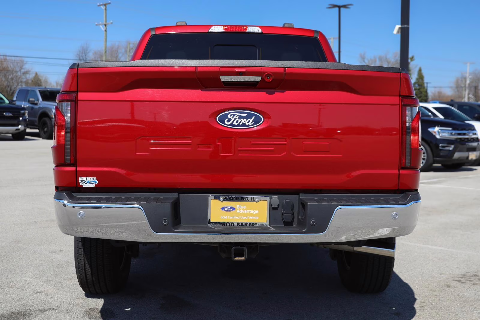2024 Rapid Red Metallic Tinted Clearcoat Ford F-150 XLT 4X4 Truck