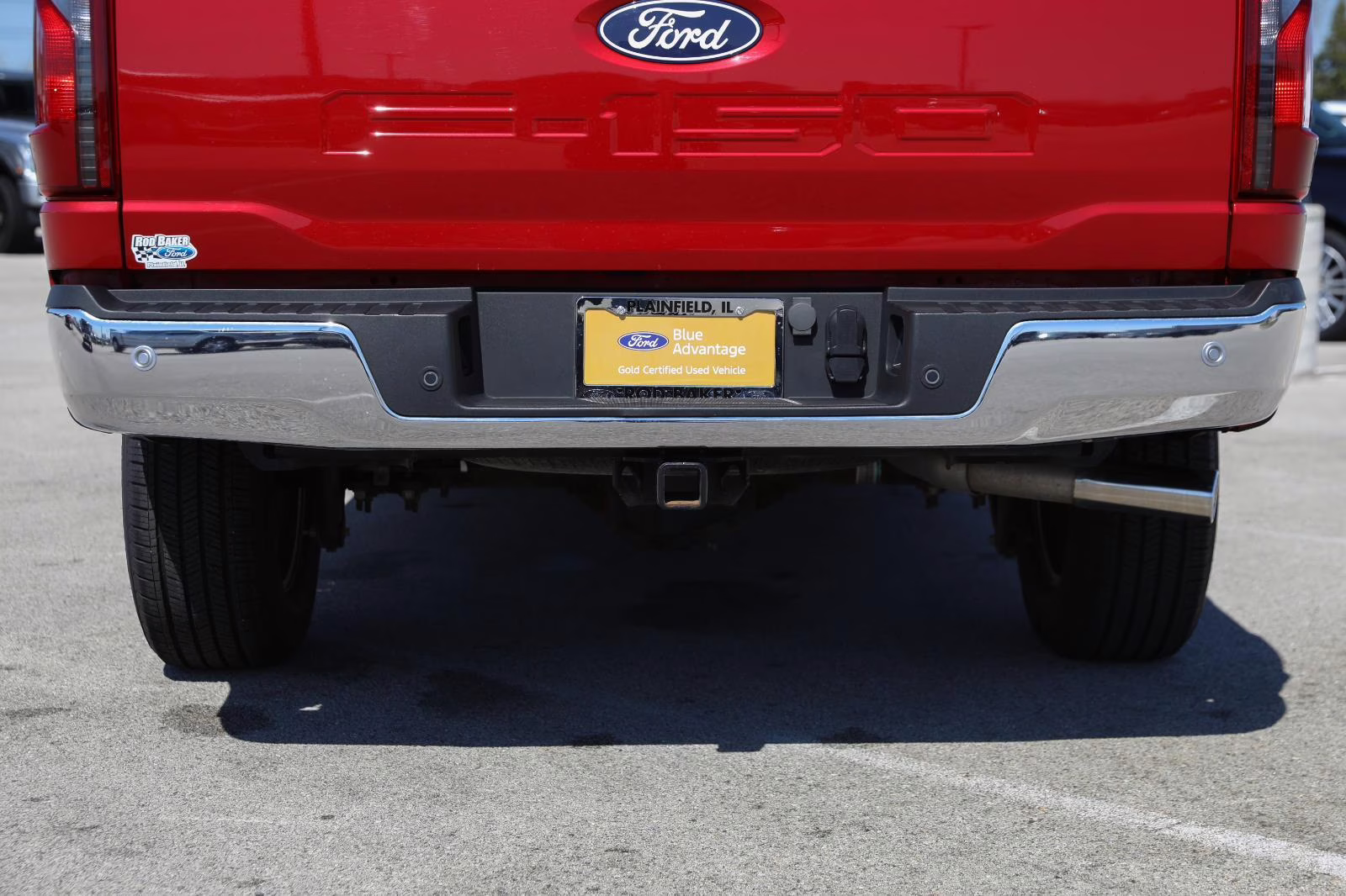 2024 Rapid Red Metallic Tinted Clearcoat Ford F-150 XLT 4X4 Truck