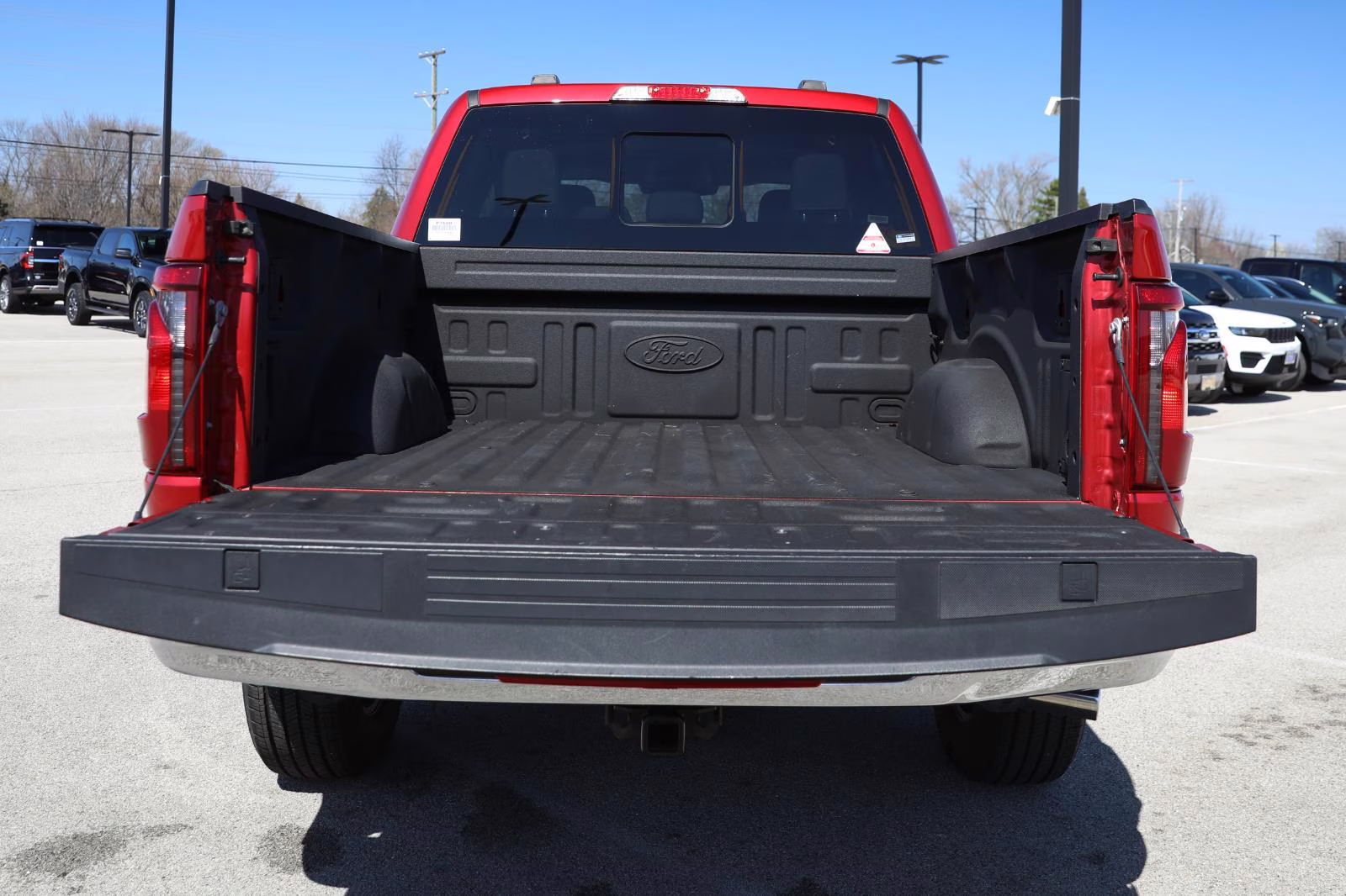 2024 Rapid Red Metallic Tinted Clearcoat Ford F-150 XLT 4X4 Truck