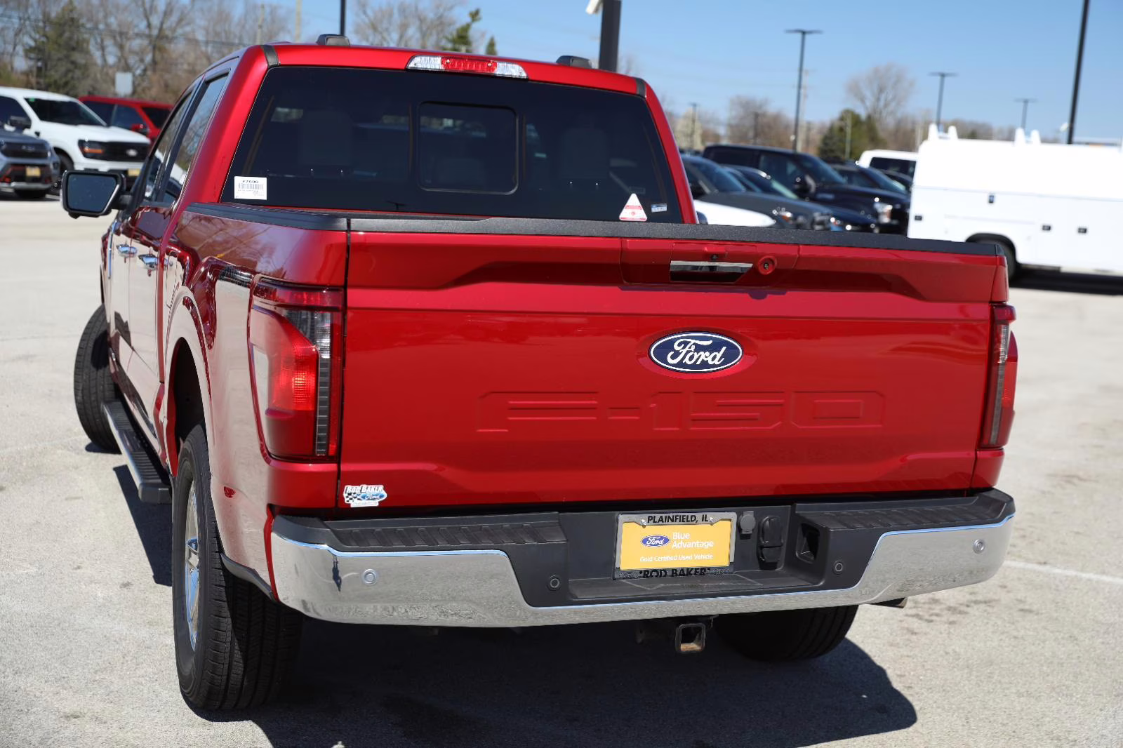 2024 Rapid Red Metallic Tinted Clearcoat Ford F-150 XLT 4X4 Truck