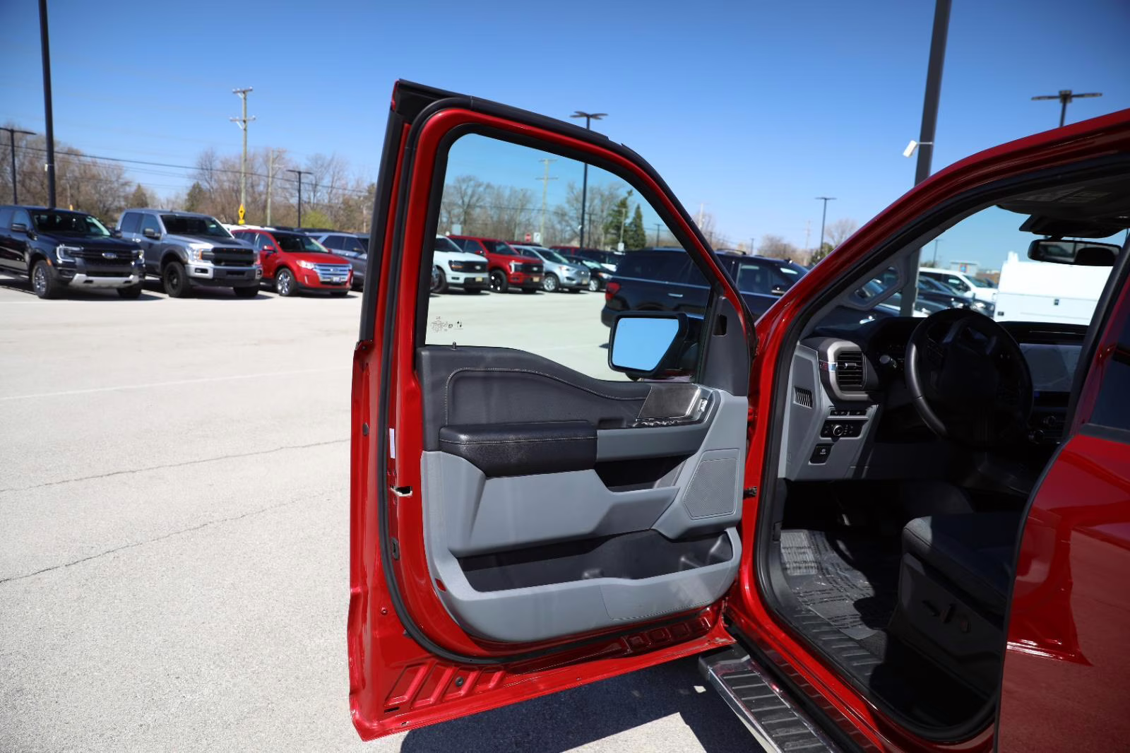 2024 Rapid Red Metallic Tinted Clearcoat Ford F-150 XLT 4X4 Truck