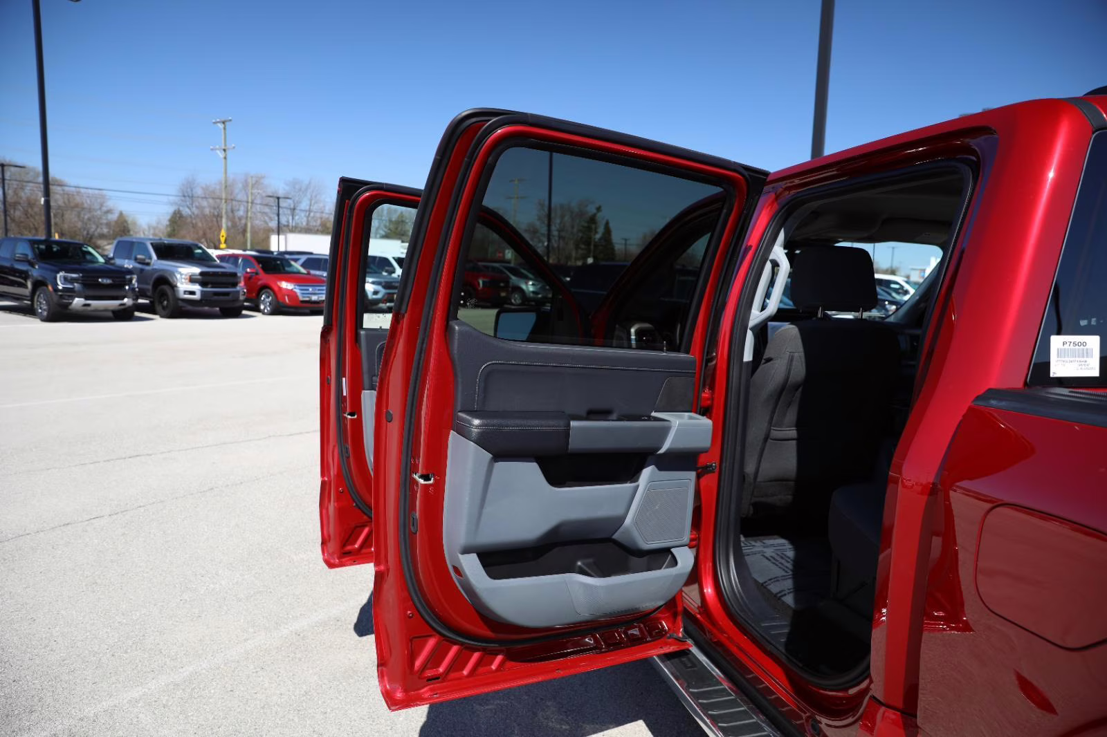 2024 Rapid Red Metallic Tinted Clearcoat Ford F-150 XLT 4X4 Truck