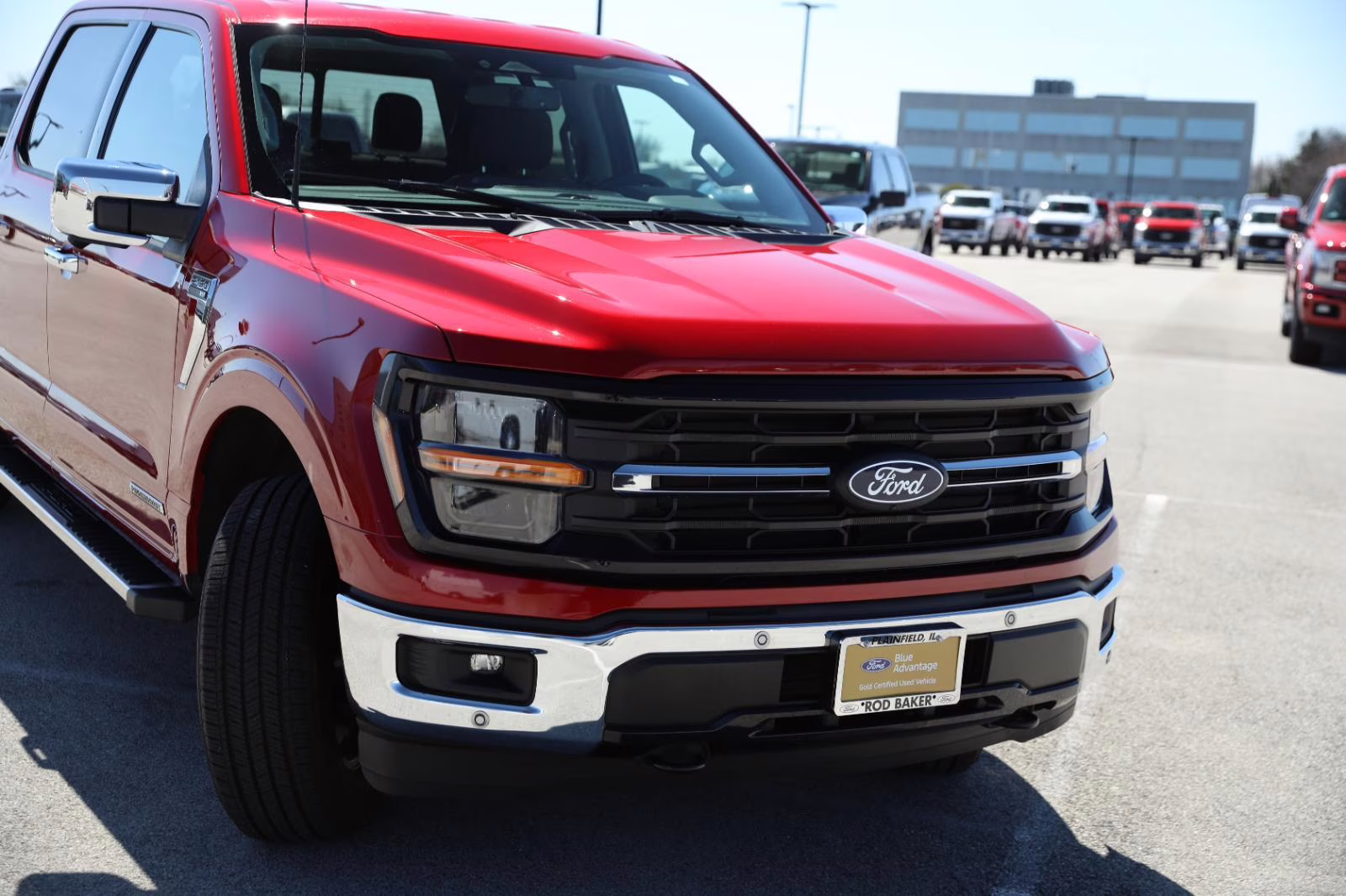 2024 Rapid Red Metallic Tinted Clearcoat Ford F-150 XLT 4X4 Truck