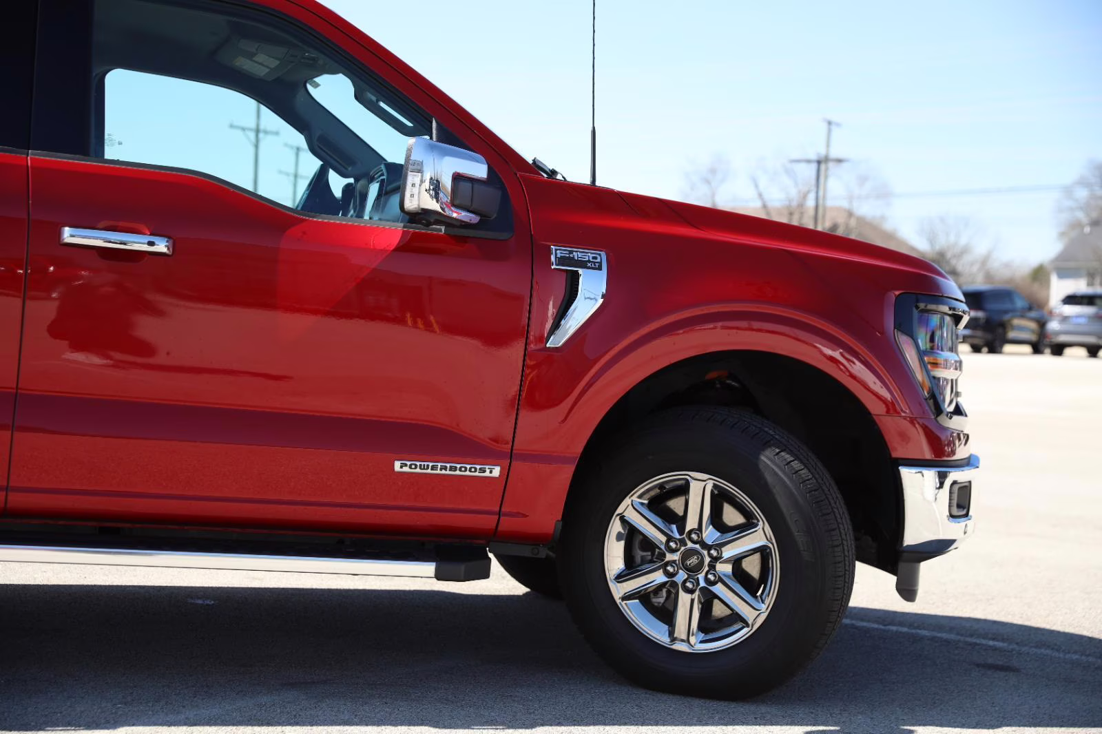 2024 Rapid Red Metallic Tinted Clearcoat Ford F-150 XLT 4X4 Truck
