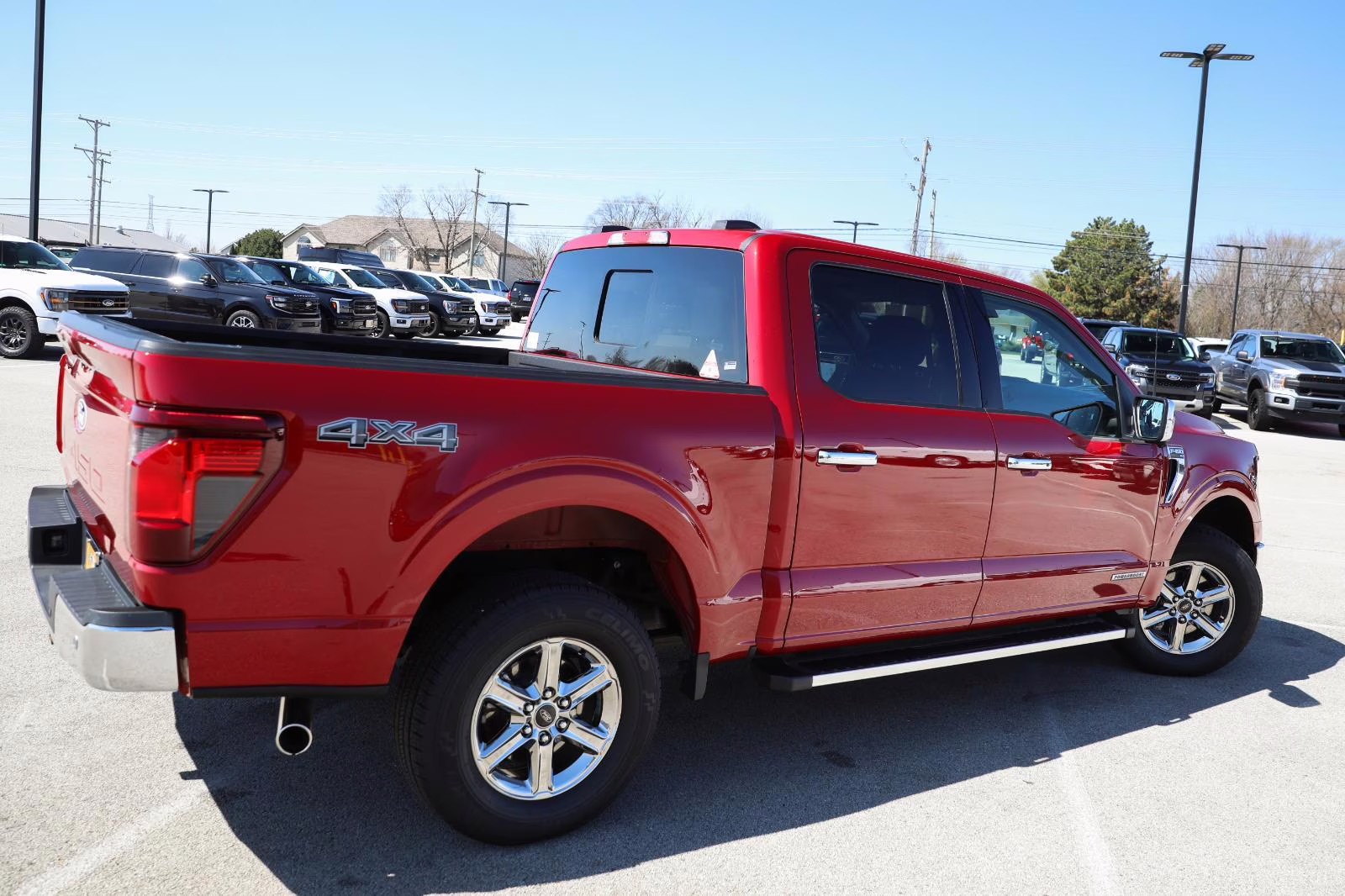 2024 Rapid Red Metallic Tinted Clearcoat Ford F-150 XLT 4X4 Truck