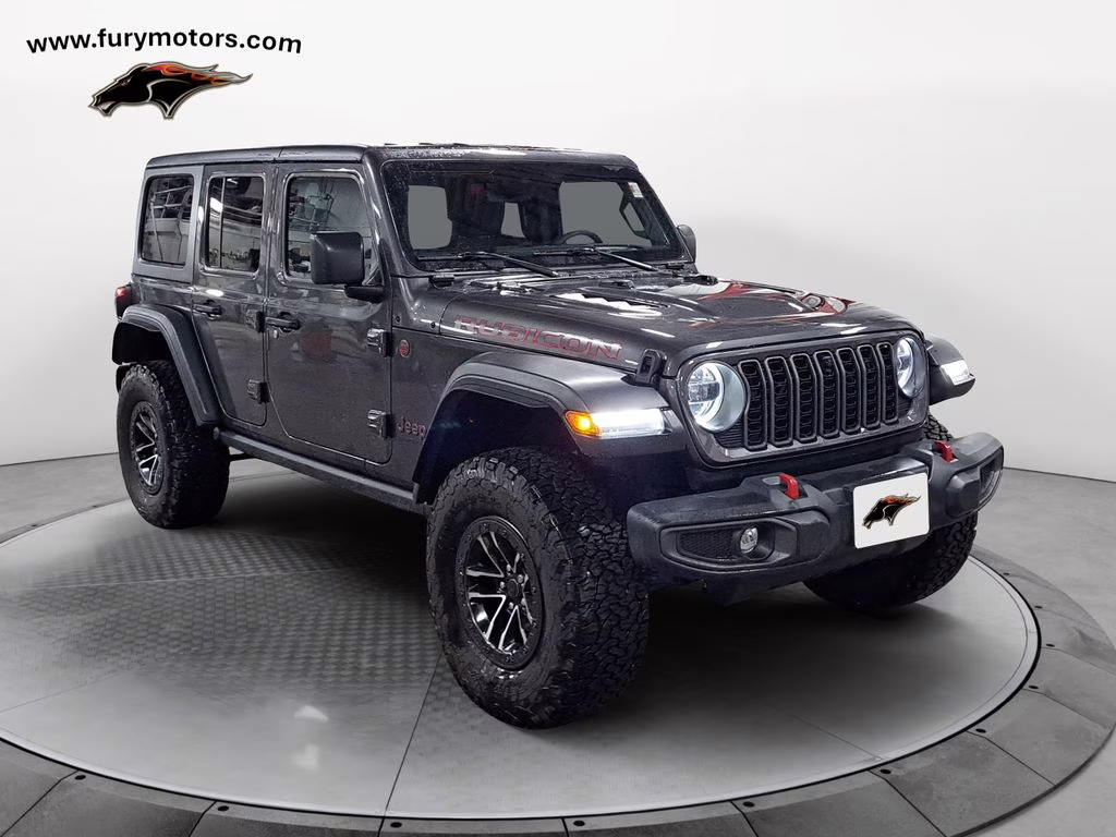 2024 Granite Crystal Metallic Clearcoat Jeep Wrangler Rubicon w/Tech & 35in Tire Pkg 4X4 SUV
