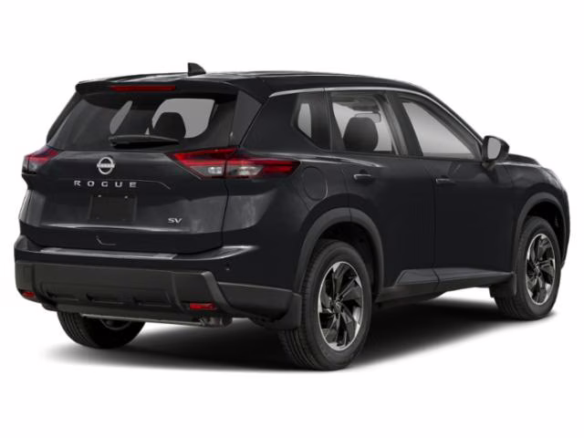 2025 Super Black Nissan Rogue SV AWD SUV