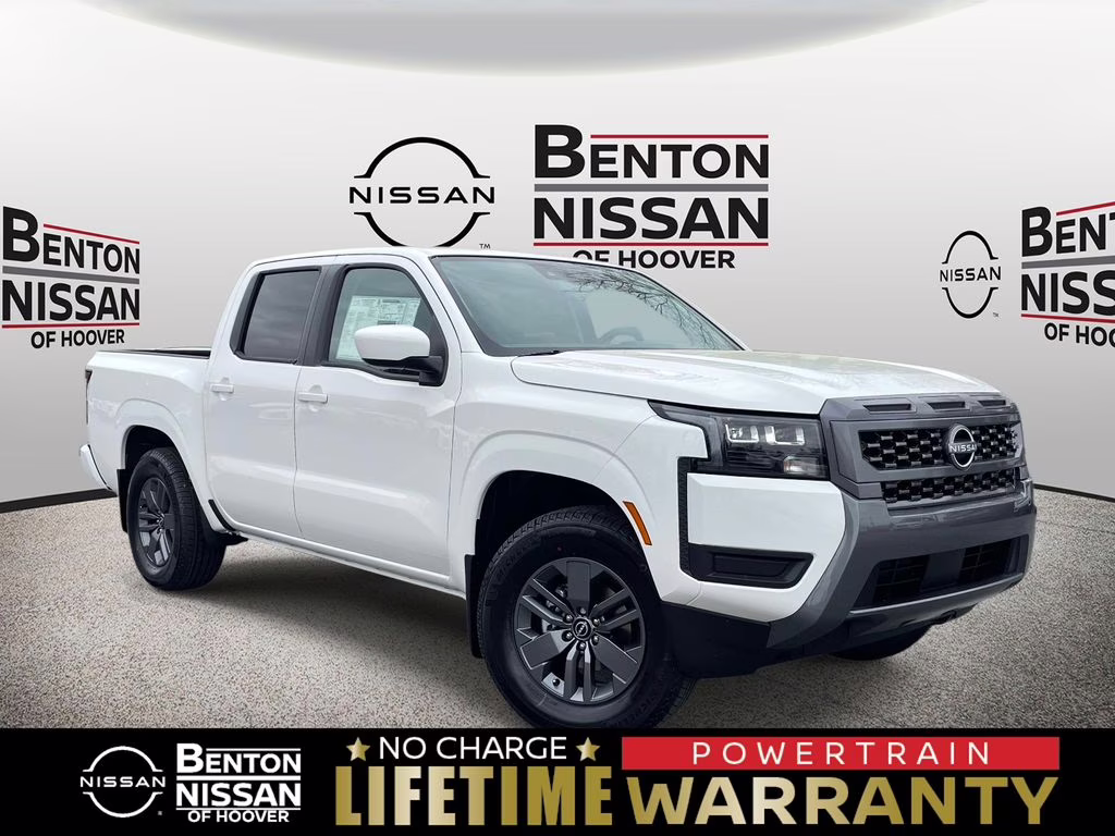 2026 Glacier White Nissan Frontier SV RWD Truck