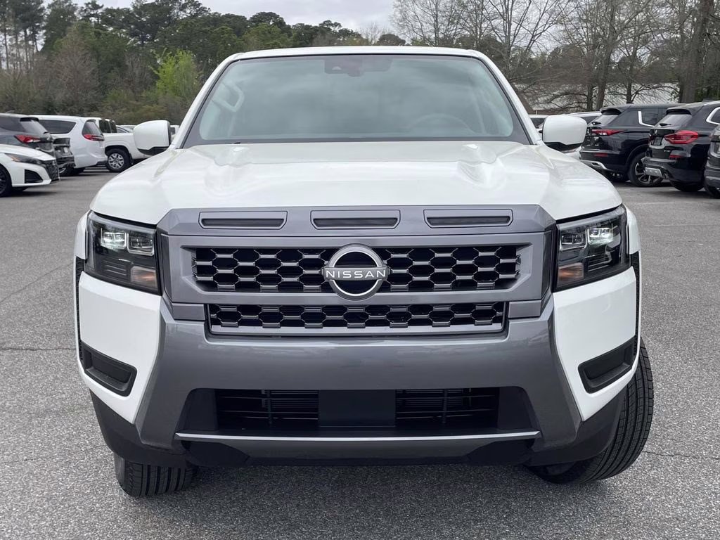 2026 Glacier White Nissan Frontier SV RWD Truck
