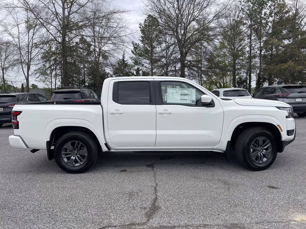 2026 Glacier White Nissan Frontier SV RWD Truck